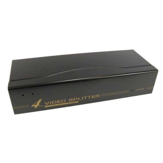 CDL Micro 4 Port Way SVGA VGA Splitter Box Boosts Signal too - BLACK - Image 3