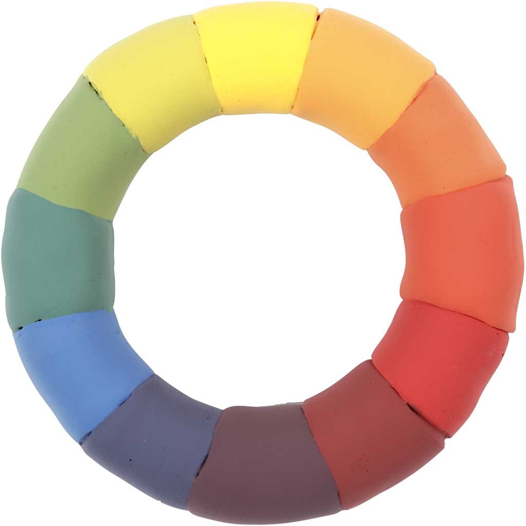 Create Crafts Creativ 6 x 14 g Silk Clay Assorted Colours, Standard, Multicolor - Image 4