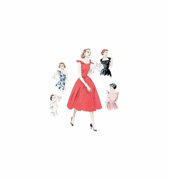 Butterick Patterns B5708 Size A5 6-8-10-12-14 Misses' Dress, Pack of 1, White - Image 2