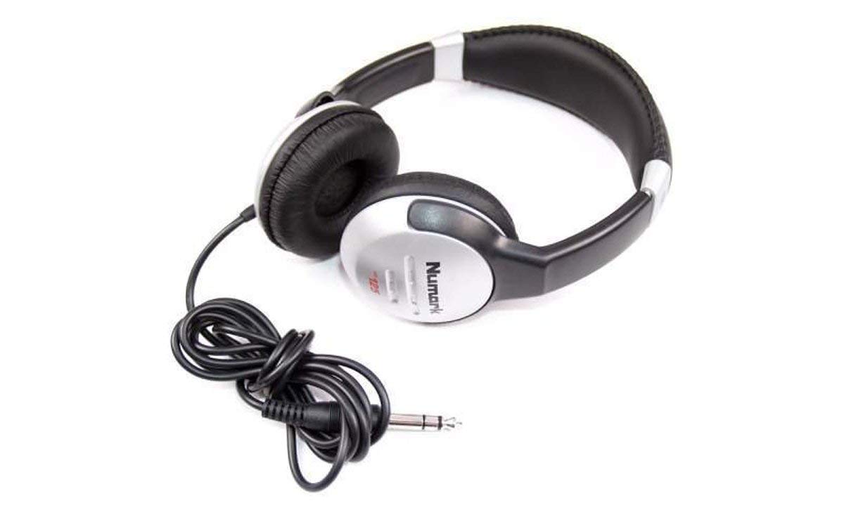 Numark HF125 Compact Recording and Monitoring DJ Headphones with 6ft Cable - Image 4