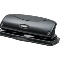 Rexel Precision 425 4 Hole Punch, 25 Sheet Capacity, Paper Alignment Indicator, Metal, Black, 2100755