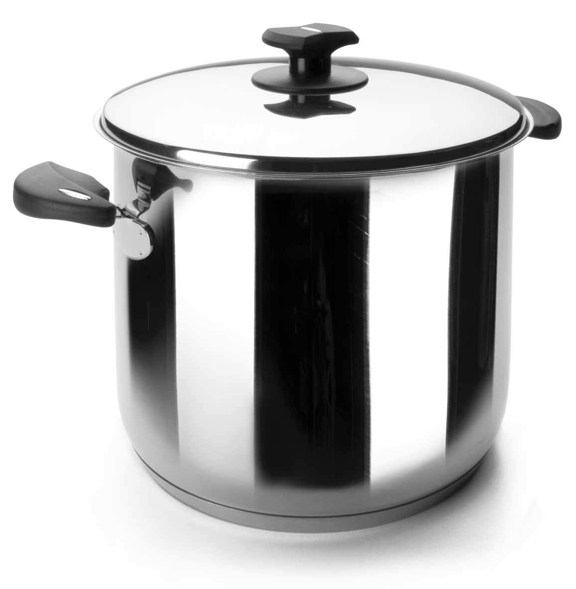 Lacor 88121 Nova Ladycor Deep Stock Pot, 30 x 20 x 17.5 cm, Silver