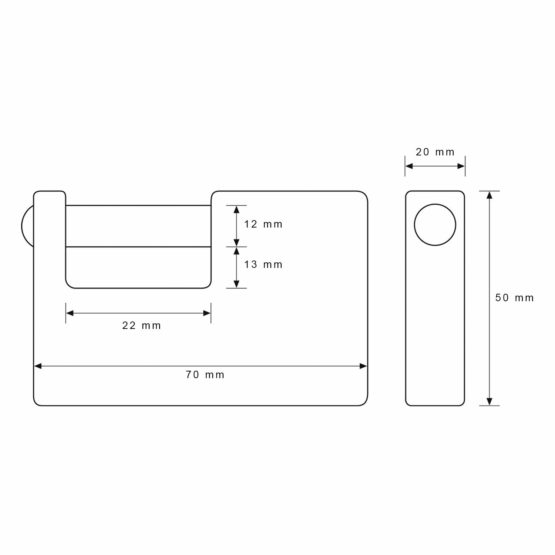 ABUS 24673 82TI/70 Titalium Monobloc Padlock, Silver - Image 4