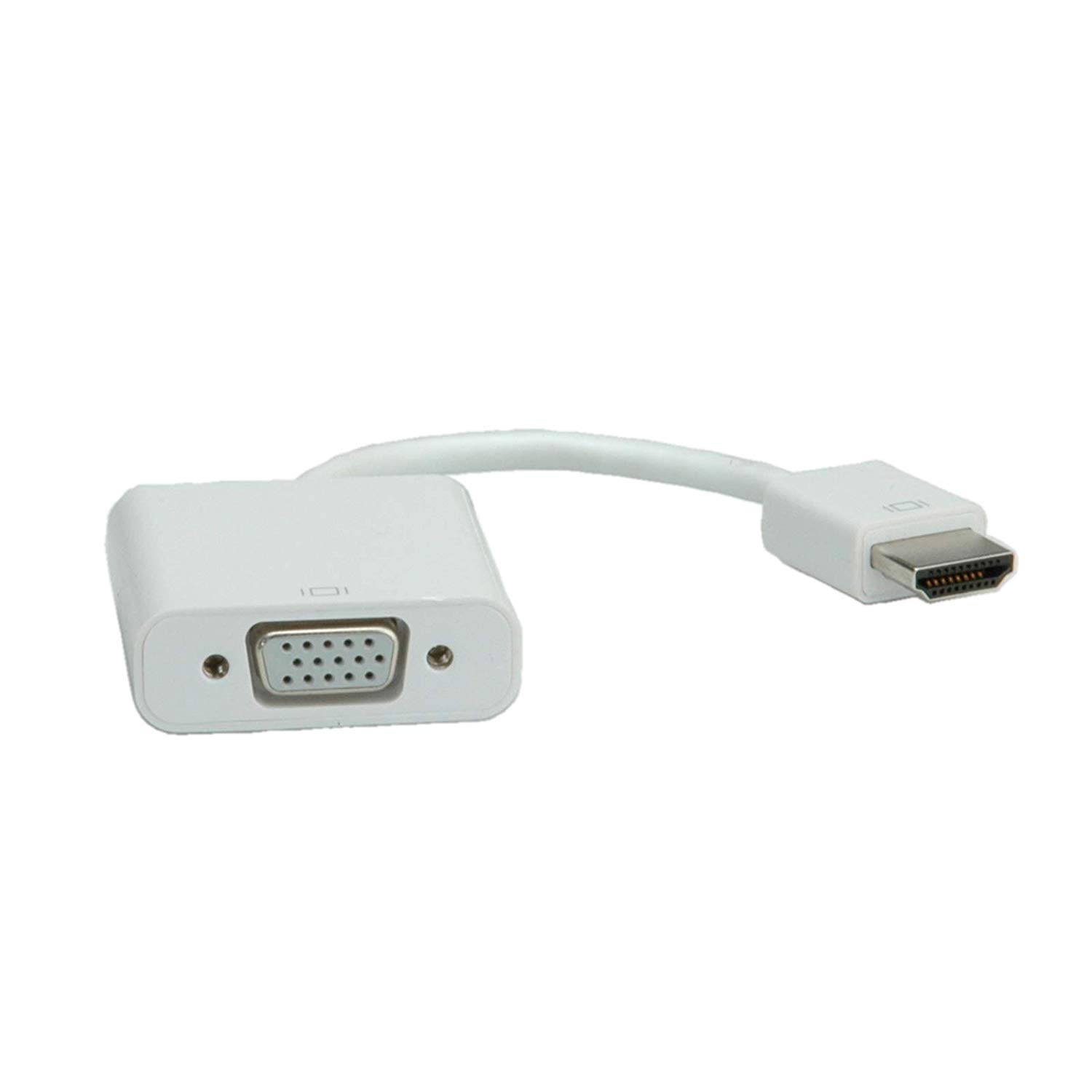 Roline 0.15m HDMI to VGA Adapter Cable, White - Image 4