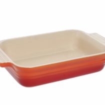 Le Creuset Stoneware Shallow Rectangular Dish, 32 cm, Volcanic, 91004732090000