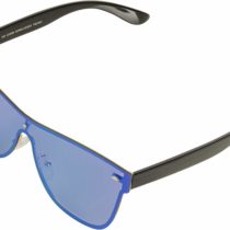 Urban Classics Unisex Adults’ 103 Chain Sunglasses, Black (Blk/Blue), One Size
