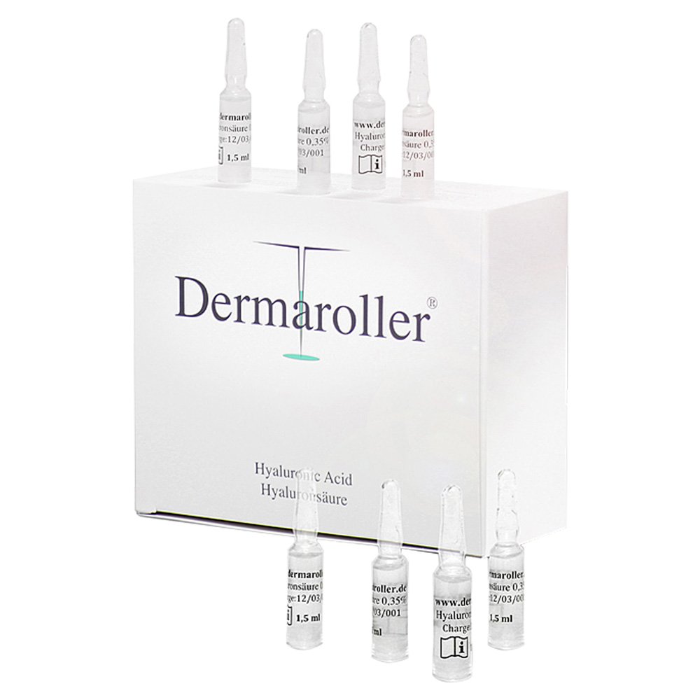 Dermaroller Hyaluroic Acid 0,35percent Vial 1,5ml, 1 Pack (1 x 30 pieces), 2 ml (Pack of 1)