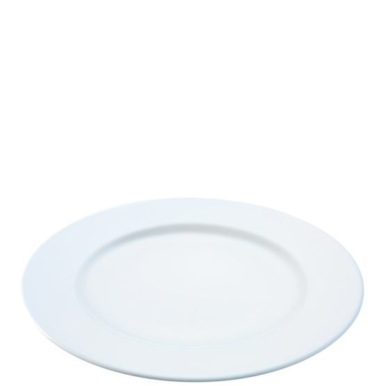 LSA DI15 Dine Starter/Dessert Plate Rimmed Ø20 cm x 4, White - Image 2