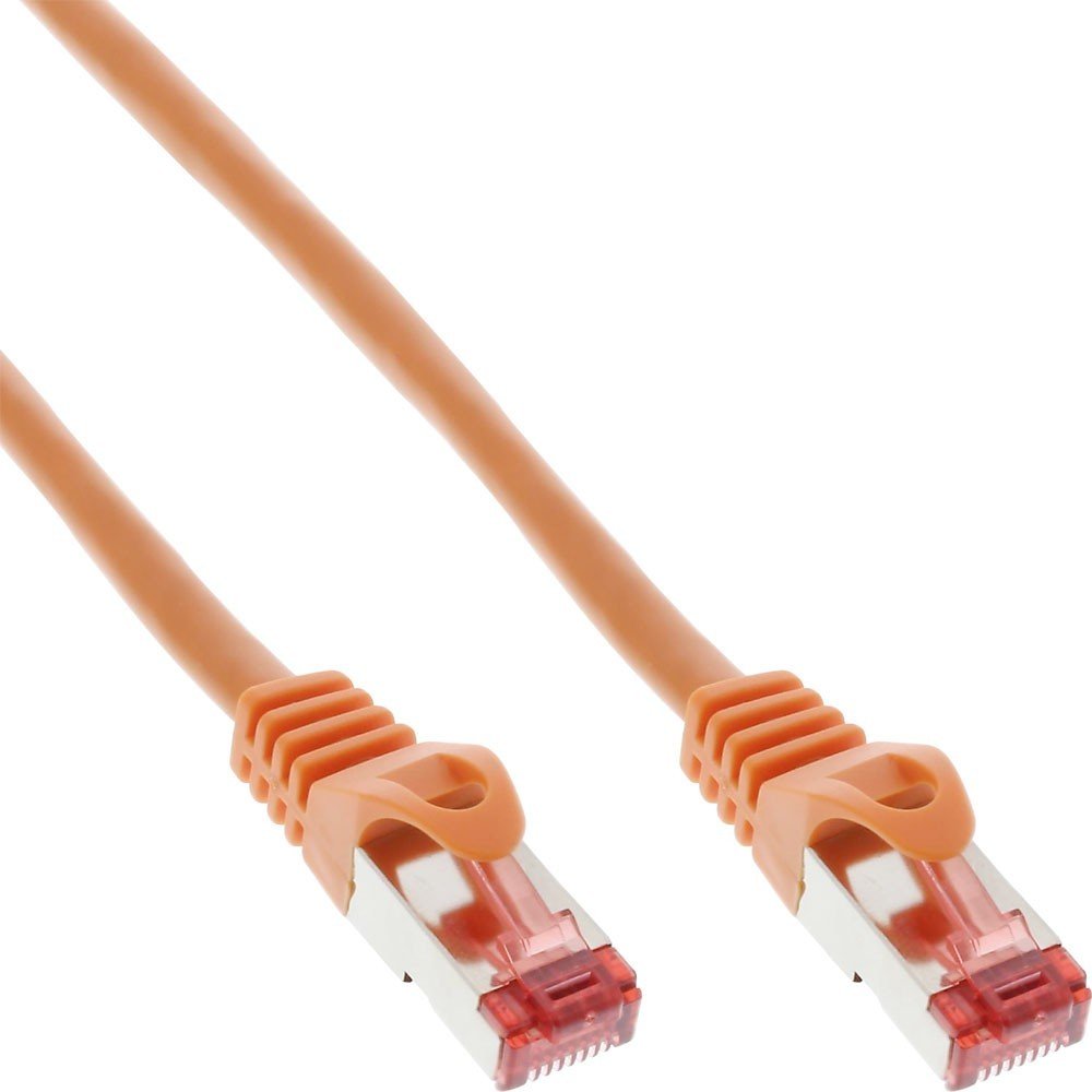 InLine® 76420O S/FTP Patch Cable 250 MHz PVC Copper 20 m Orange, Copper,Orange