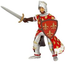 Papo 39252 Red Prince Philip MEDIEVAL-FANTASY Figurine, Multicolour