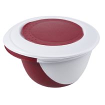 keeeper Deluxe Mixing Bowl Set, Wine Red, 27 x 27 x 15 cm