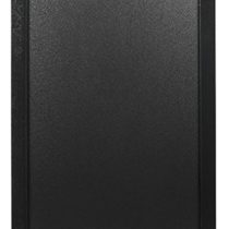 Securit Woody Wood Board with Chalk Marker, Lacquered Black Finish, 30 x 40 cm, 30x40