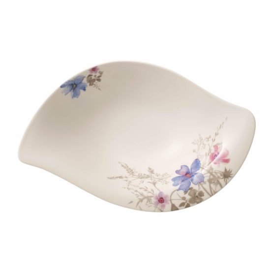 Villeroy & Boch Mariefleur Gris Serve and Salad Bowl, 36 x 24 cm, Premium Porcelain, White/Multicoloured - Image 2