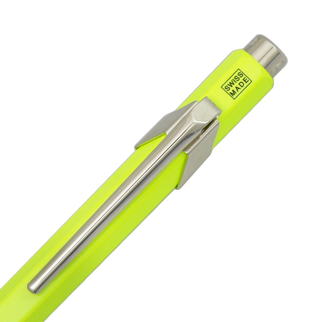 Caran d'Ache 849 Metal Range Ball Pen Fluo - Yellow, 1 count (Pack of 1) - Image 2