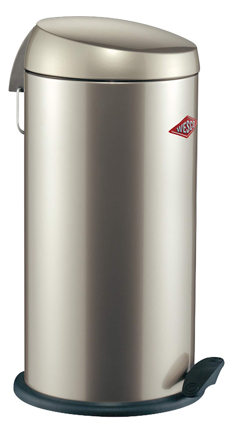 wesco pushboy bin silver