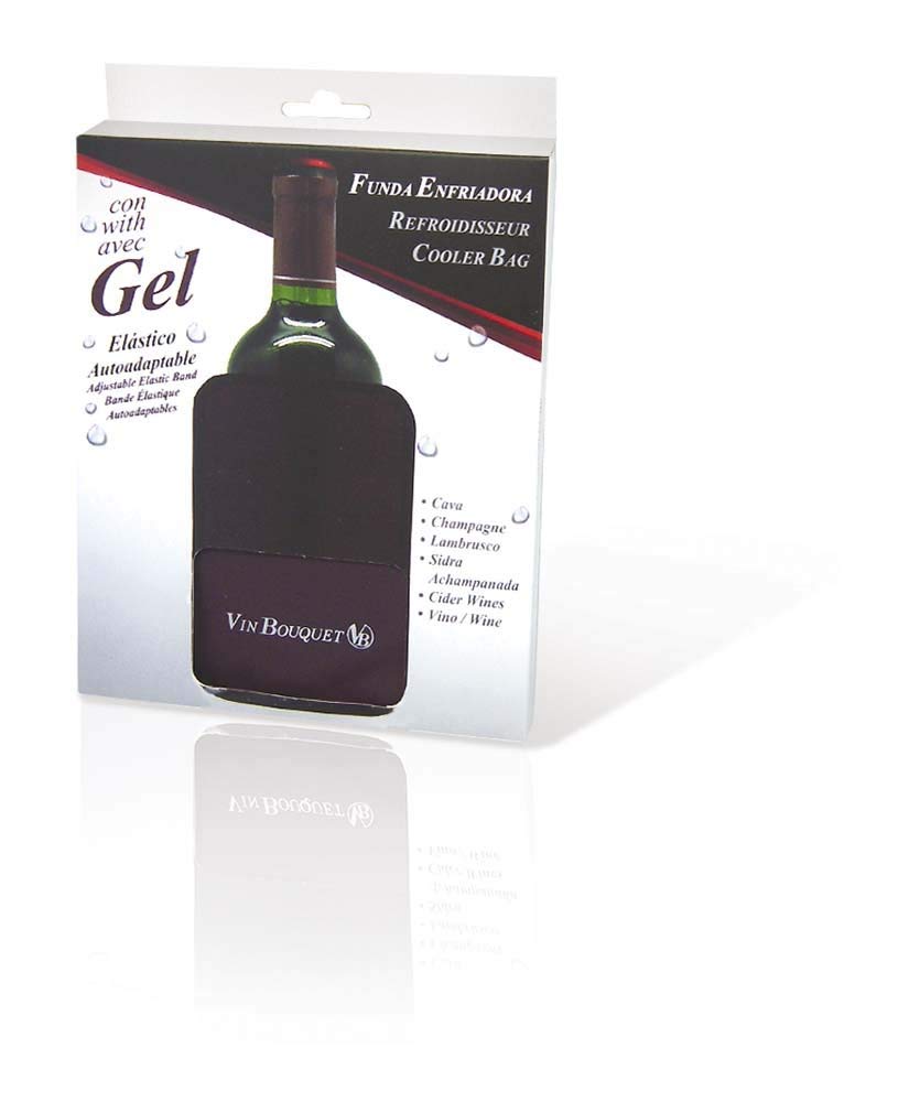 Vin Bouquet FIE 003 Cooler bag M. auto adjustable cooler bag with inner gel, Purple, 18.5 x 16 x 2 cm - Image 3