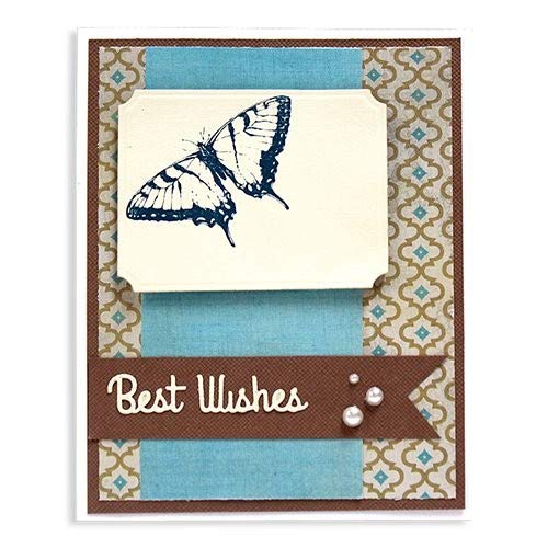 Spellbinders D-Lites Sentiments One, 393639, Brown - Image 4