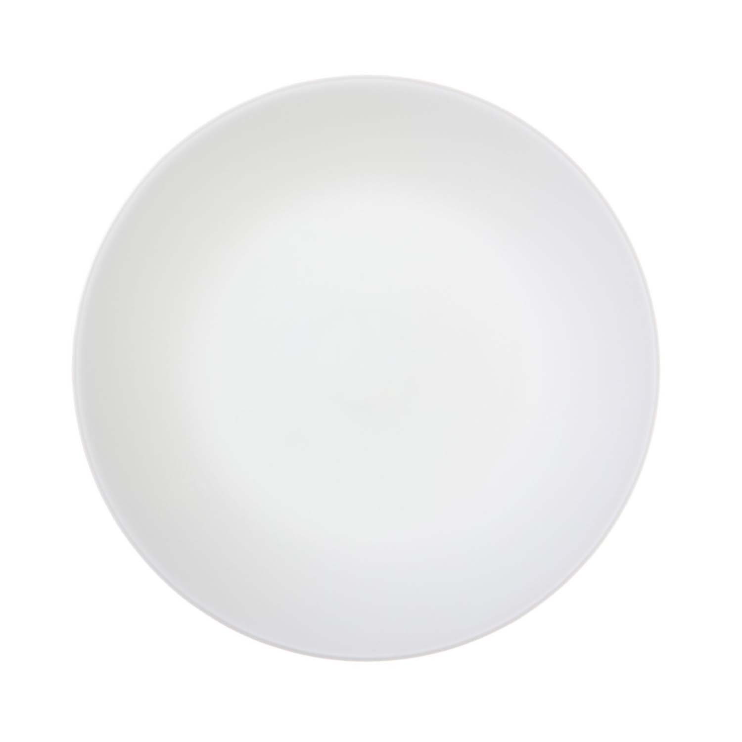 Corelle 3122 22 cm Vitrelle Glass Winter Frost White Luncheon Plate, Pack of 6, 22 centimeters