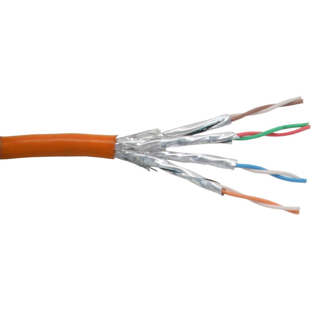InLine S-STP/PIMF AWG27 Patch Cable Cat.6 PVC 100 m Orange