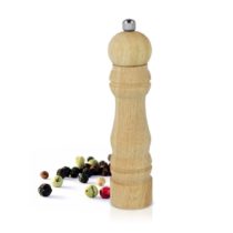 Metaltex 58.60.17 Spice Mill 6,69in with Ceramic Grinder of rubberwood, Brown
