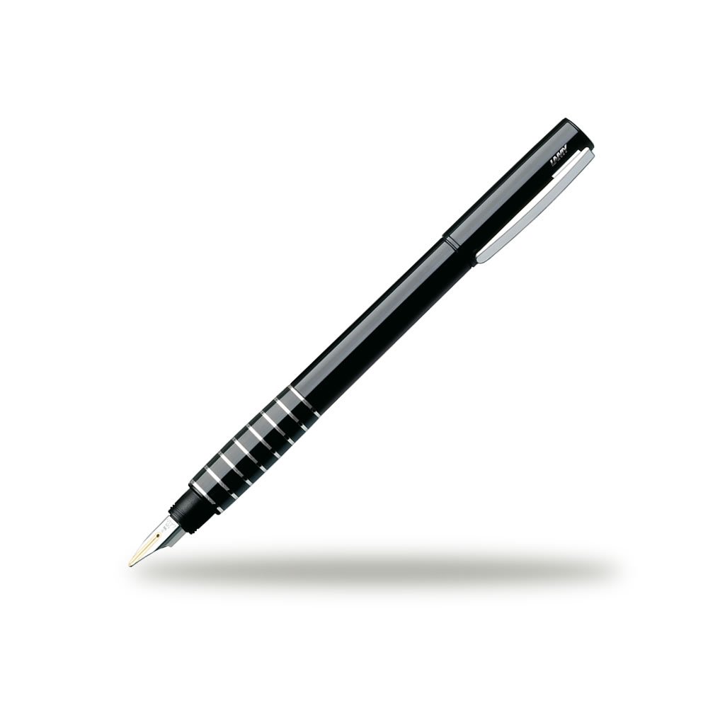LAMY Accent GB11462 Medium Nib Brilliant Fountain Pen, Black