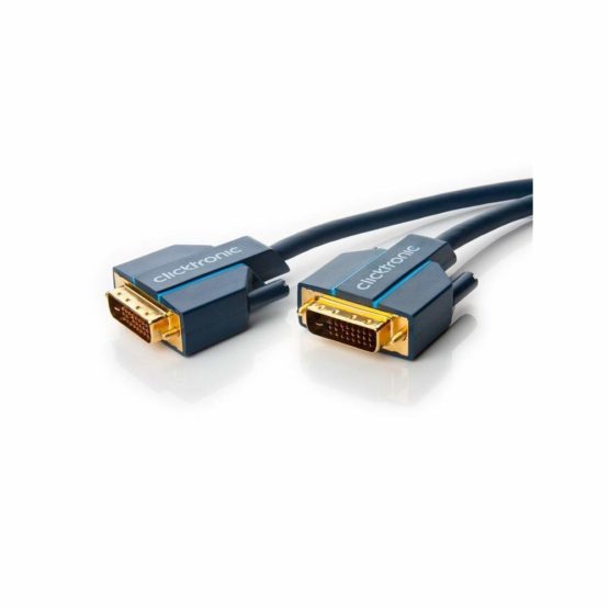 Clicktronic 70339 Casual DVI-D Connection Cable, 20m Length