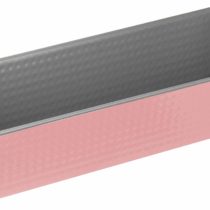 Zenker Baking tin Candy 30 cm in pink-silver, Stainless Steel, 30.5 x 11.5 x 7 cm