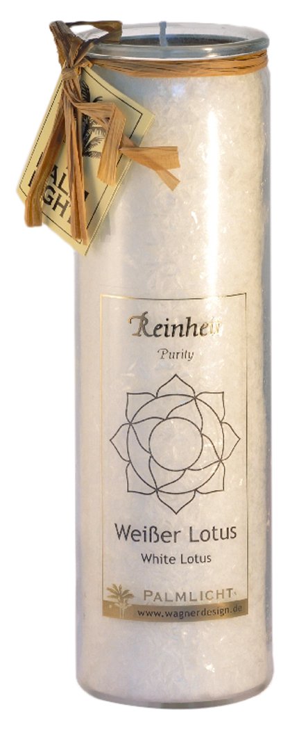 Chakra Windlicht 'Reinheit', White, 20 centimeters