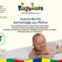 Playshoes 40 x 50cm Molton Mattress Protector Waterproof and Breathable Oeko-Tex Standard 100