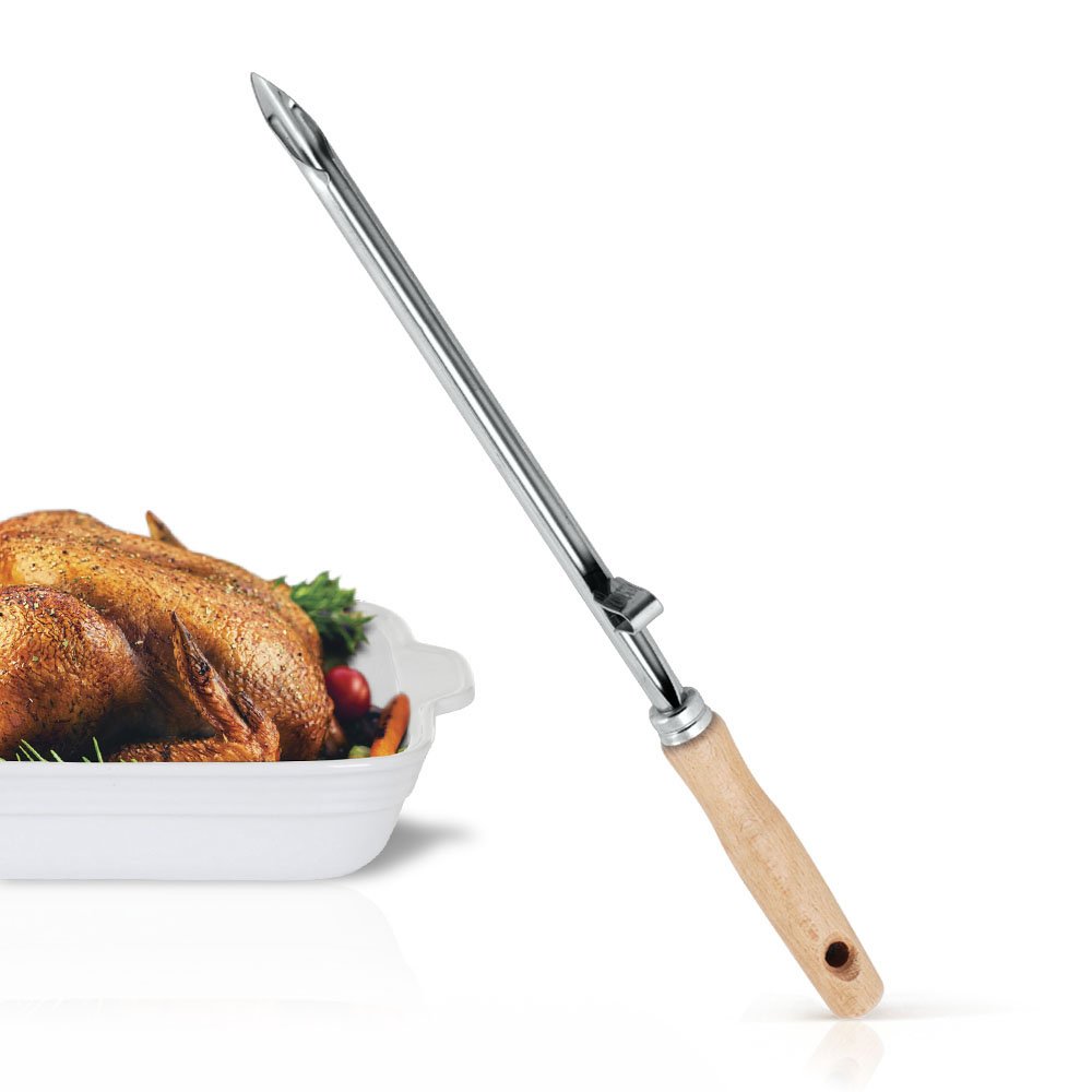 Metaltex Meat stuffing needle, Inox, 20 cms, Edelstahl, Estandar