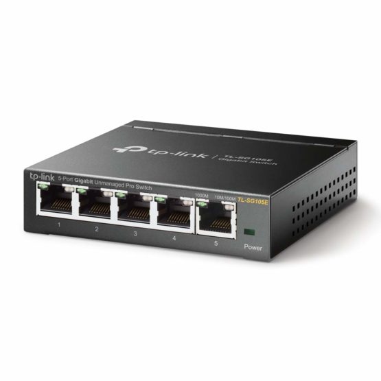TP-Link Managed Network Switch 5-Port Gigabit, Support QoS VLAN IGMP Snooping, Network Monitoring through Web Interface, 2.82 W(TL-SG105E) - Image 2