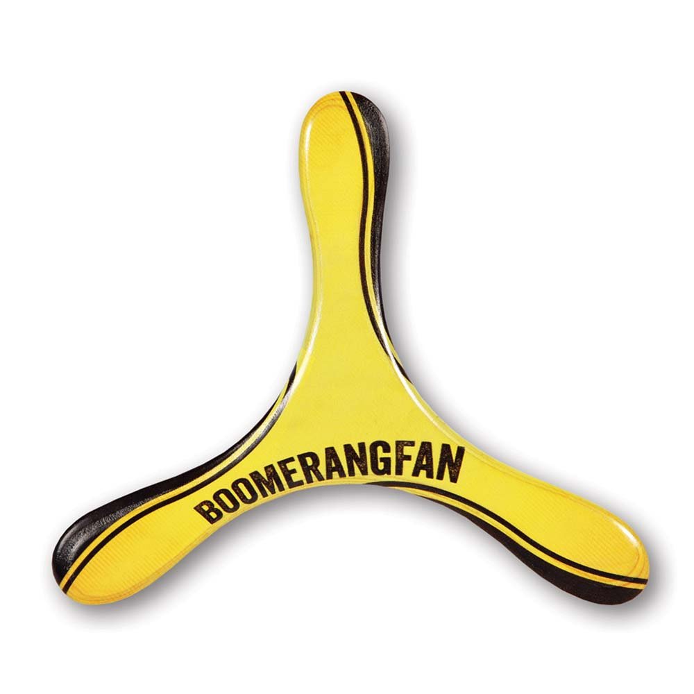 BoomerangFan BoomerangFanHELIX-R 22 cm Helix Right Handed Boomerang, Multicoloured