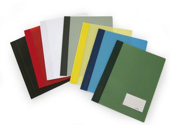 Durable DURALUX A4 Document Folder Blue | Made From High Quality PVC | Extra Wide for Filing Punched Pockets | Pack of 25 - Image 2