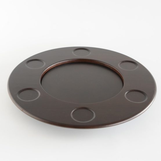 Alessi SG61 B Turn Mami Wooden Turn Tray Fondue, Wood - Image 2