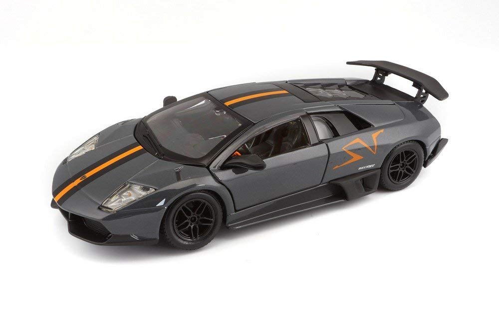 Bburago 1:24 Murcielago LP-670-4 SV China Limited Edition, Gray, 20 x 8.5 x 9 cm