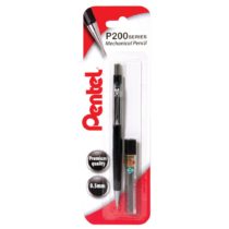 Pentel P200 Automatic Pencil, 0.5 mm - Black