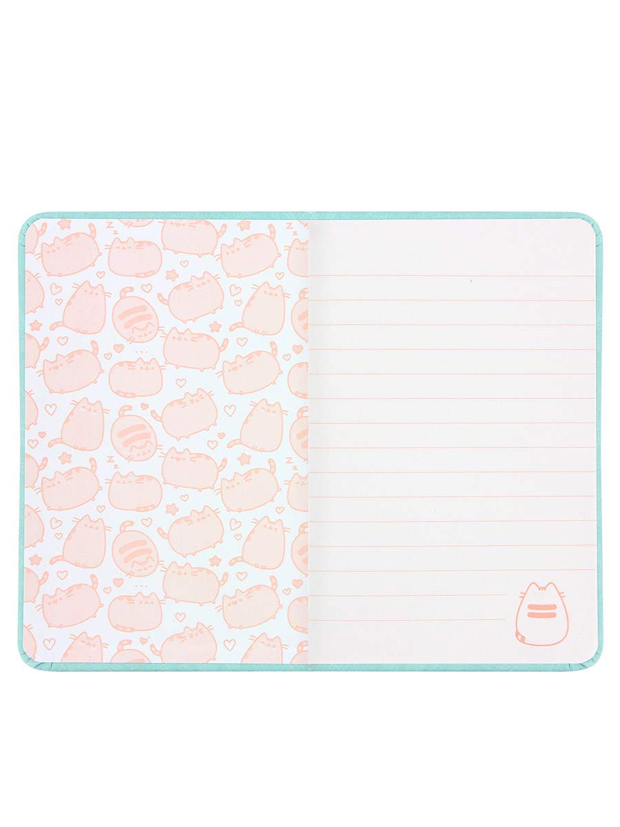 Pusheen (Love) A6 Pocket Premium Notebook, Torquise - Image 3