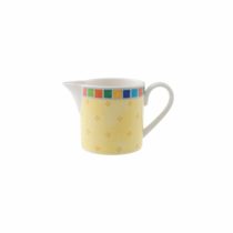 Villeroy & Boch Twist Alea Limone Milk Jug, 200 ml, Premium Porcelain, White/Yellow
