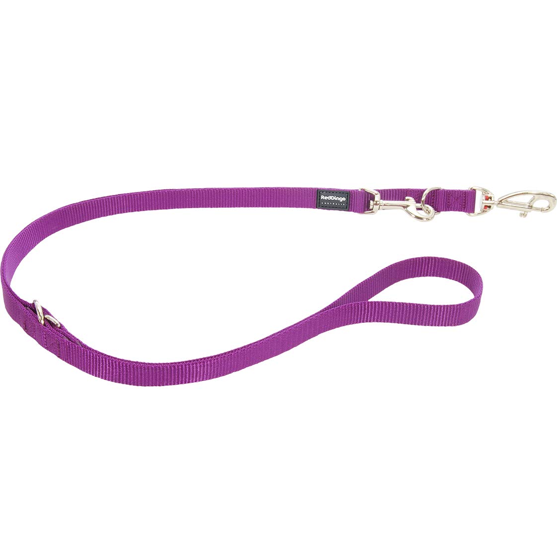 Red Dingo Multi-Purpose Dog Lead Classic, Purple, Large 20mm, Medium