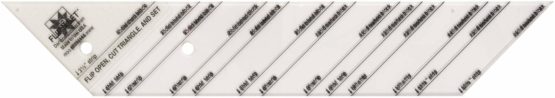 Simpli-EZ 8829414 Flip-n-Set Quilting Tool, White - Image 3