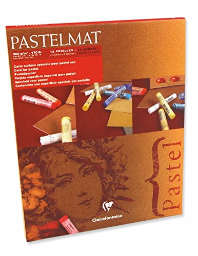 Clairefontaine, Ref 96017C, Pastelmat Pastel Card Pad No.1 (12 Sheets), 360gsm Card, 24 x 30cm, Assorted Colours - Image 2