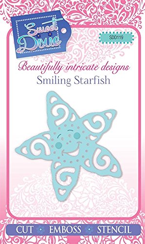 Sweet Dixie Smiling Starfish Die, Metal, Grey, 5.8x5.8x0.1 cm - Image 2