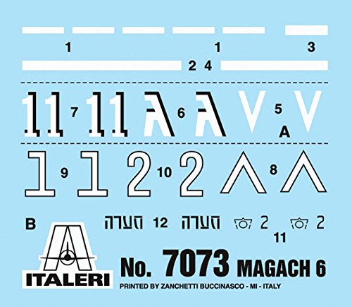 Italeri 7073 1:72 Magach 6. – BigaMart