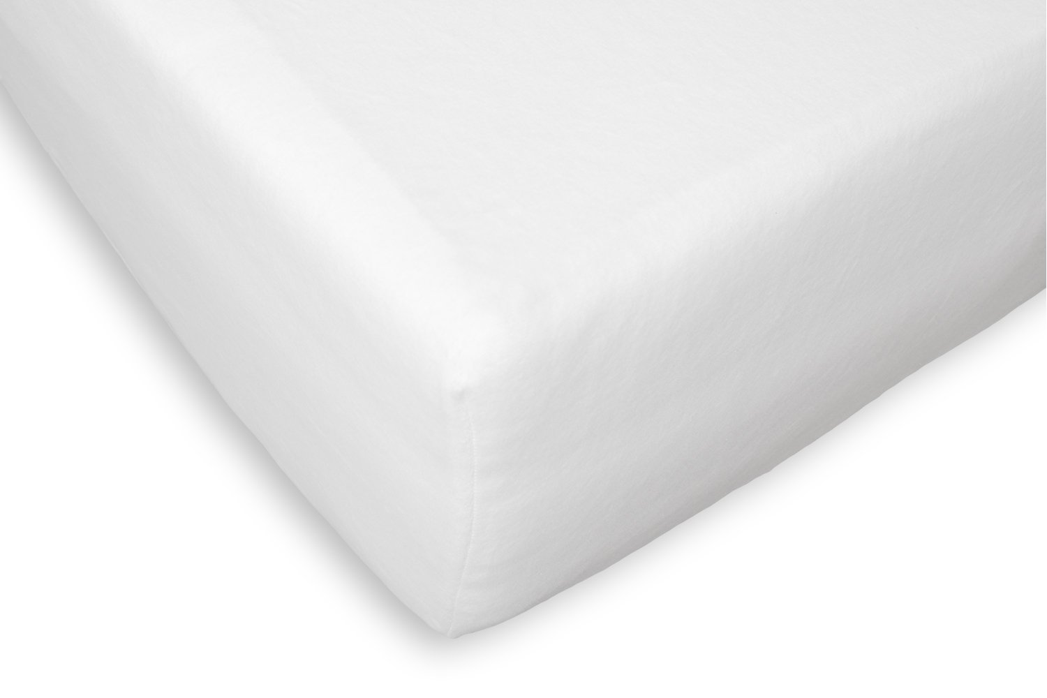 Briljant Home Molton mattress protector, Cotton, White, 80 x 210 x 30 ...