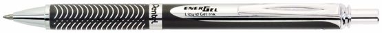 Pentel EnerGel Liquid-Gel Sterling BL407ABOX Rollerball Pen with Matte Black Casing Stroke Width 0.35 mm Ball Diameter 0.7 mm Black - Image 2