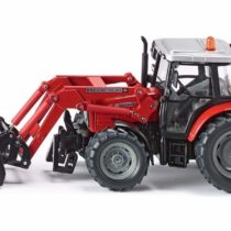Siku B0009JJN32 Farmer Massey Ferguson with Front Loader Fork, Red