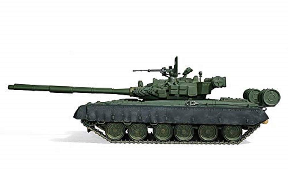GSI Creos Zvezda 500783592-1:35 Model Building Russian Battle Tank T-80BV, Green, Small - Image 4