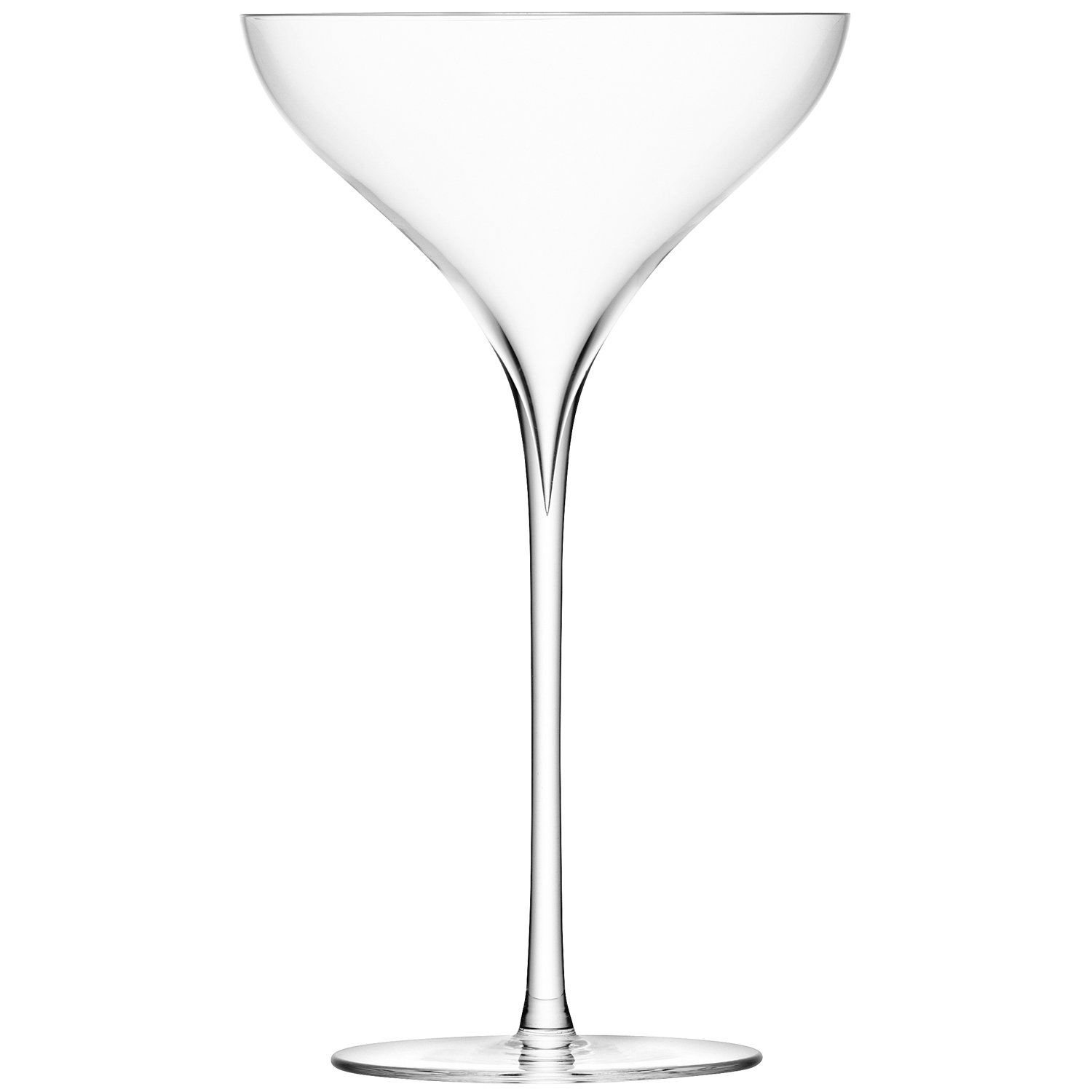 LSA International Savoy Champagne Saucers, 250 ml, Clear, Pack of 2 - Image 2