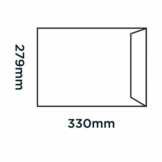 Blake Purely Everyday 330 x 279 mm 90 gsm Gummed Pocket Envelopes (U1311) Manilla - Pack of 250 - Image 2