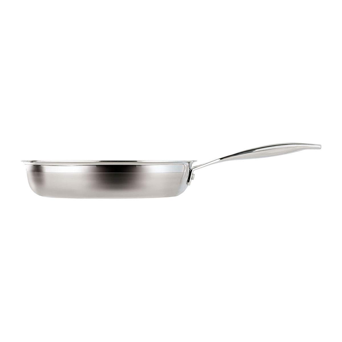 LE CREUSET 3-Ply Stainless Steel Non-Stick Frying Pan, 24 x 5 cm, Silver, 96200224001000, 24 cm - Image 3